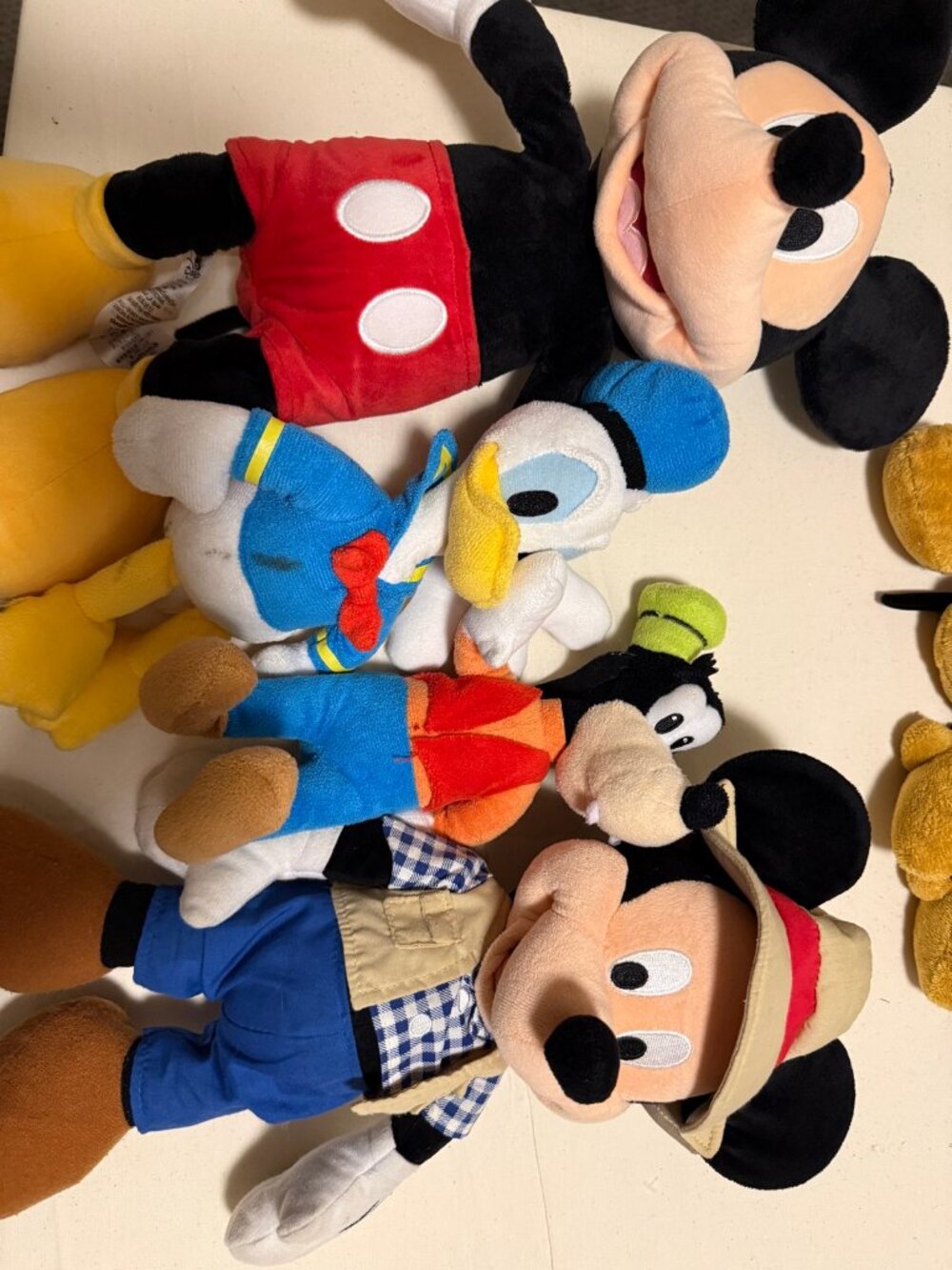Disney plush lot Steiff Mickey Minnie Donald Goofy Paw Patrol